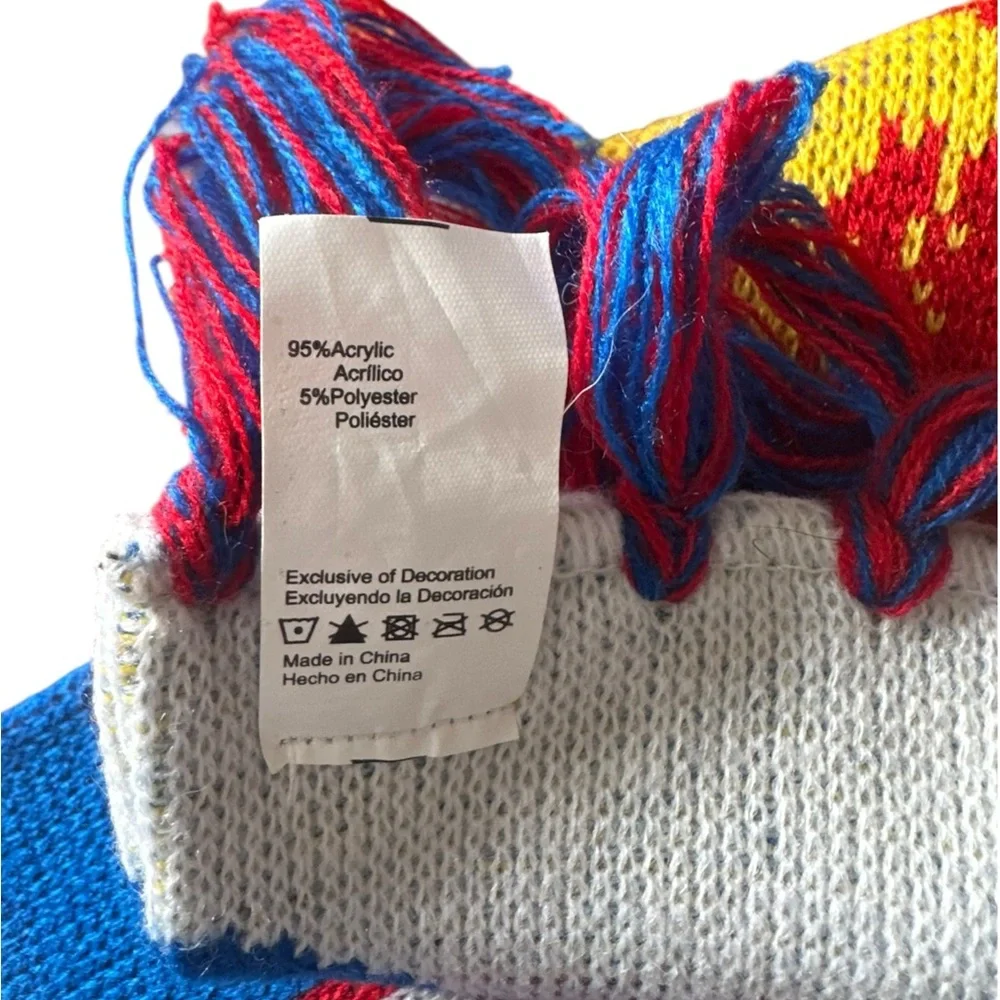 Vintage Nova Scotia Knit Scarf – Coat of Arms – 60”